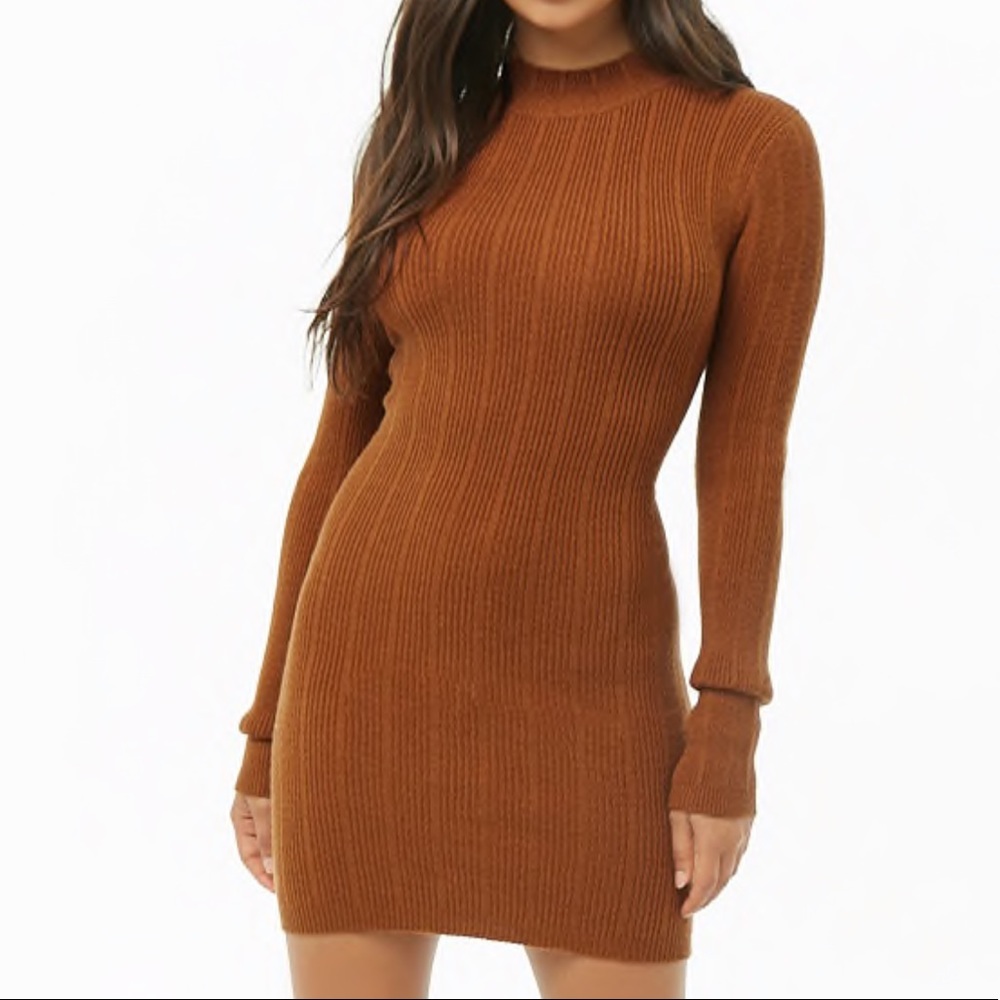 Ribbed knit dress